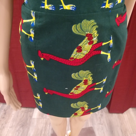 SWEET SHEEBA green mini skirt size 4 - Picture 4 of 6